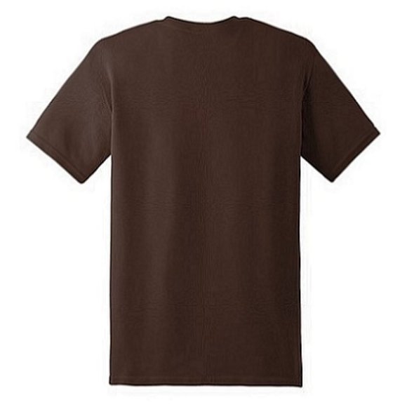 🆕 ALSTYLE ADULT ULTRA COTTON ROUND-NECK SHORT SLEEVE T-SHIRT - BROWN - LARGE - Picture 2 of 2